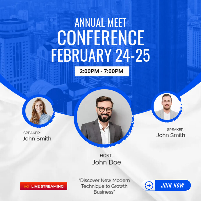 Conference Template | PosterMyWall