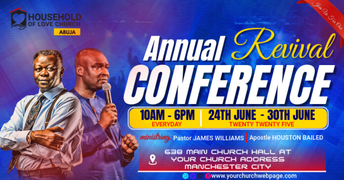 Conference Facebook Shared Image template