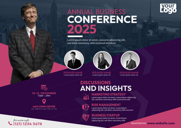 Conference Template | PosterMyWall