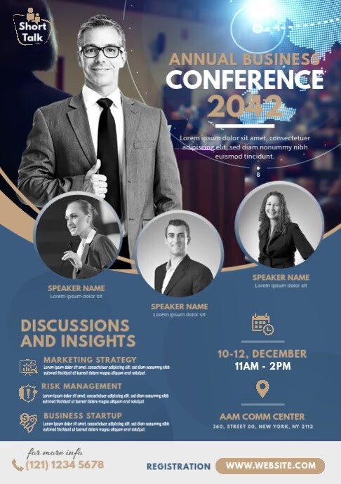 Conference Template | PosterMyWall