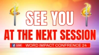 conference display Digitalanzeige (16:9) template