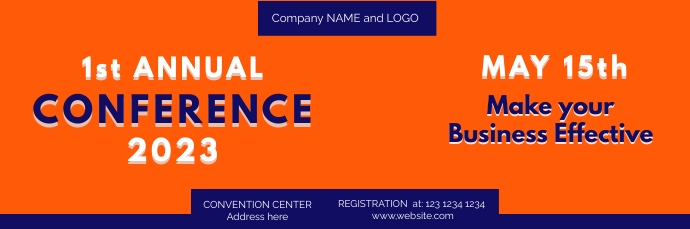 Conference Event email template | PosterMyWall