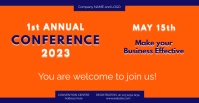 Conference Facebook Event cover Facebook-evenementomslag template