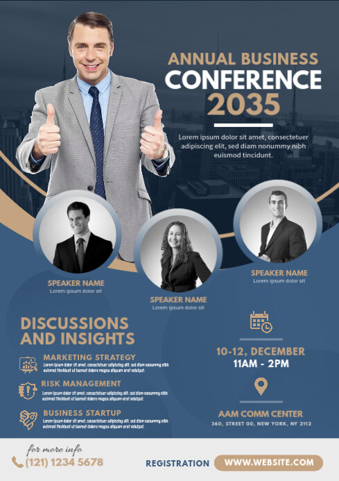 Conference Flyer Template | PosterMyWall