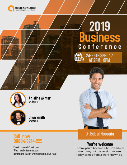 Conference Flyer Template PosterMyWall