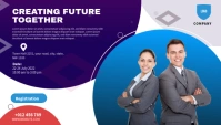 conference flyers Ad Template Header ng Blog
