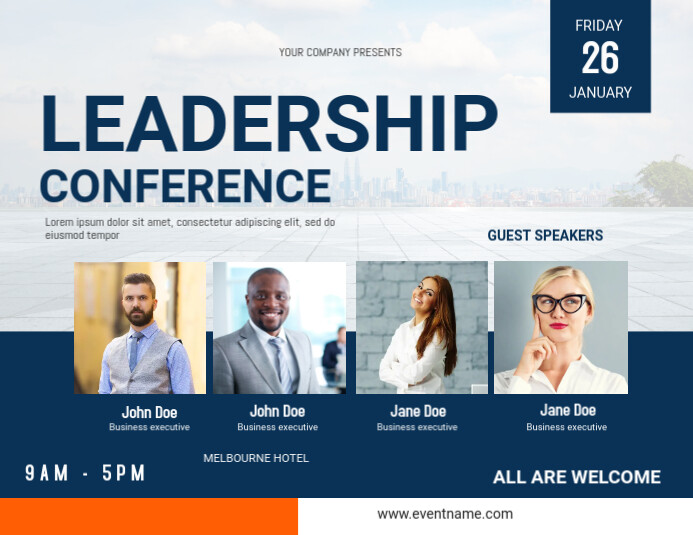 Conference Promo Flyer Example conference flyers Template | PosterMyWall