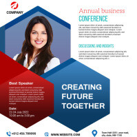 Conference post Template | PosterMyWall