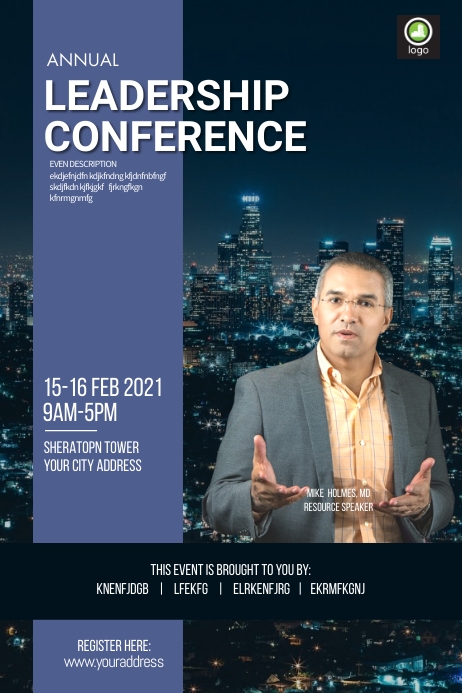 Conference Poster Template | PosterMyWall
