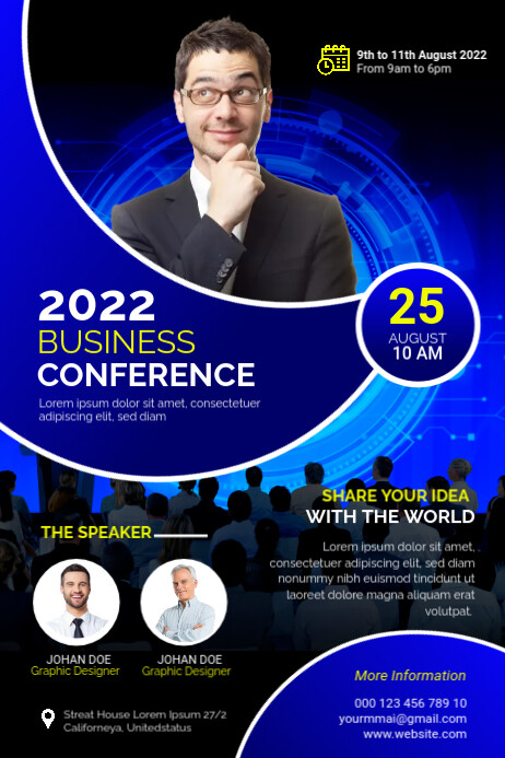 Conference Poster Template | PosterMyWall