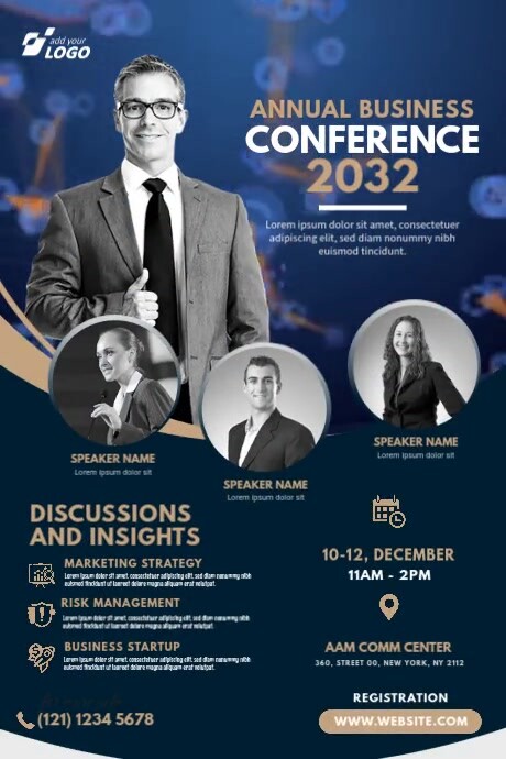 Conference Poster Template | PosterMyWall