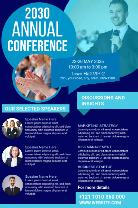 Conference Poster Template | PosterMyWall
