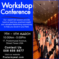 Negro Workshop Conference Instagram Post Template