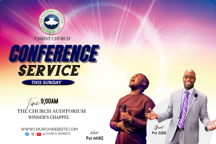 CONFERENCE SERVICE Template | PosterMyWall