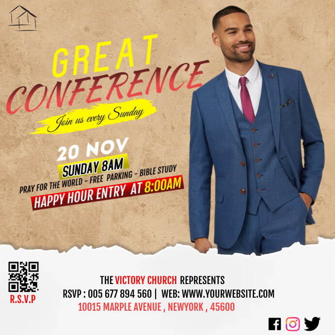 Modèle CONFERENCE SESSION FLYER DESIGN | PosterMyWall