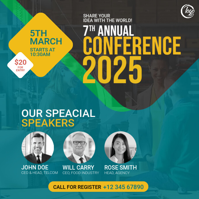 Conference Template | PosterMyWall