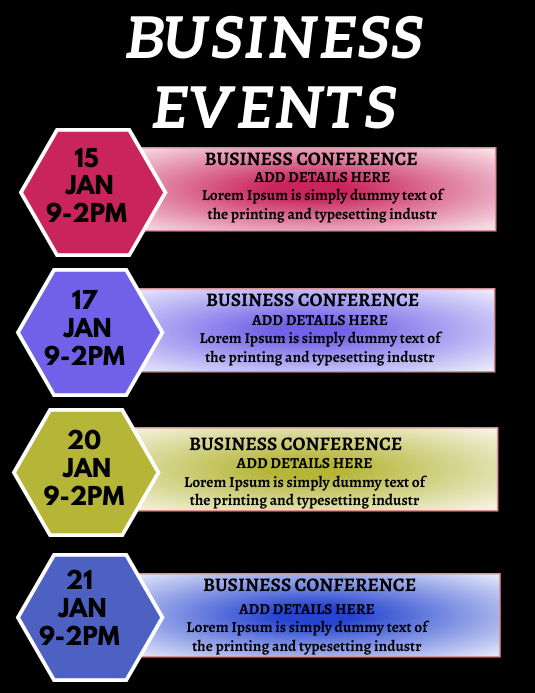 Conference Template PosterMyWall