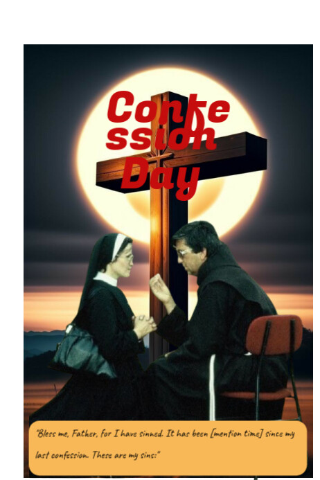Confession day Template | PosterMyWall