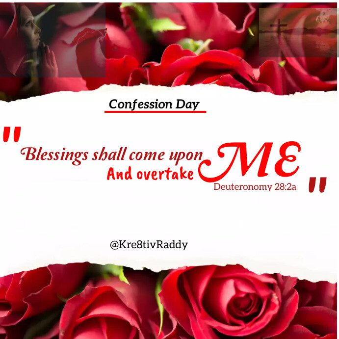 Confession Day Template | PosterMyWall