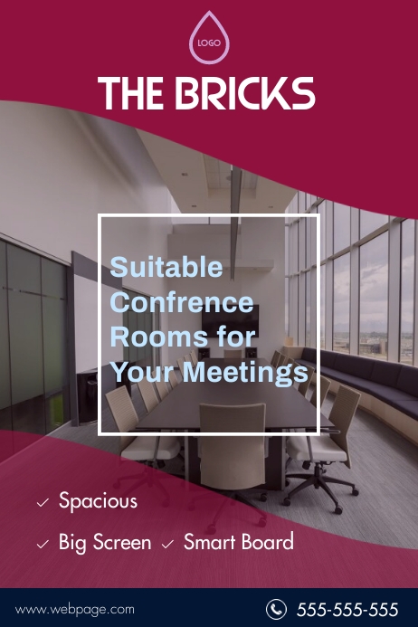 Conference Room Poster/ Flyer Template | PosterMyWall