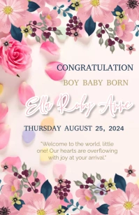 congradulation flyer Tabloid template