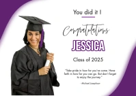 Congrats graduate, Congratulations graduate Kartu Pos template