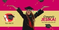 Congrats Graduate Facebook Shared Image template