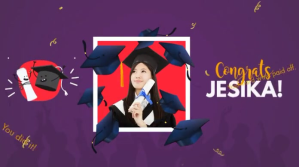 Congrats Graduate Post di Twitter template