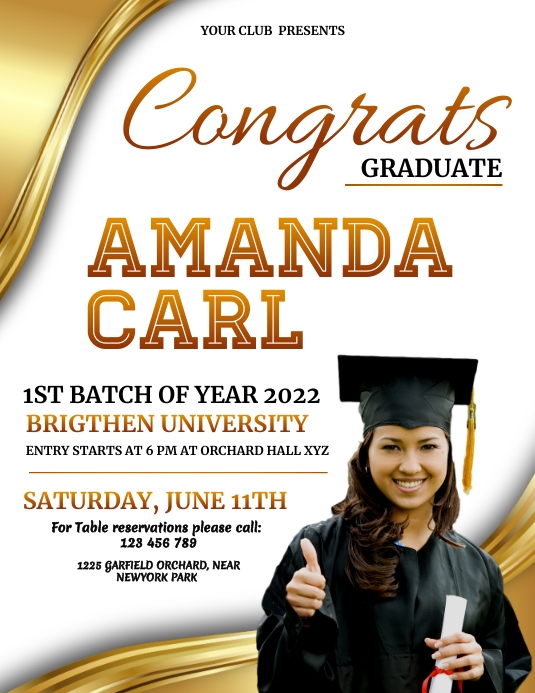 Copy of Congrats Graduate | PosterMyWall