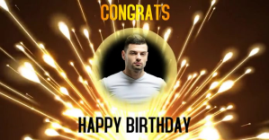 CONGRATS HAPPY BIRTHDAY VIDEO ad template Imagen Compartida en Facebook