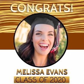 CONGRATS ON GRADUATING Template Square (1:1)