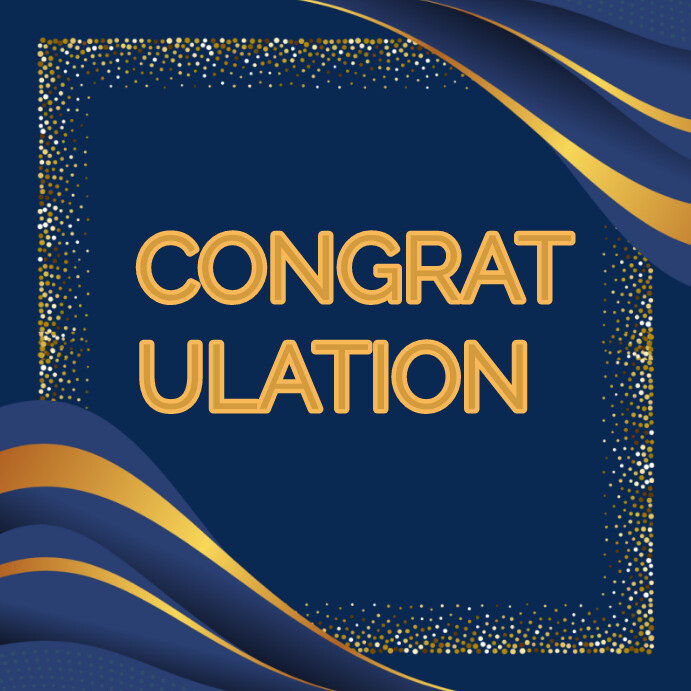 Copy of Congratulation | PosterMyWall