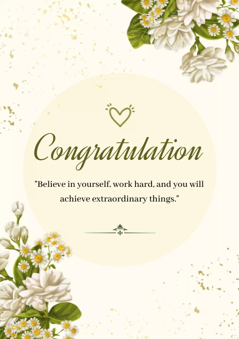 Sample Check Layout For Congratulations Congratulation Template | PosterMyWall