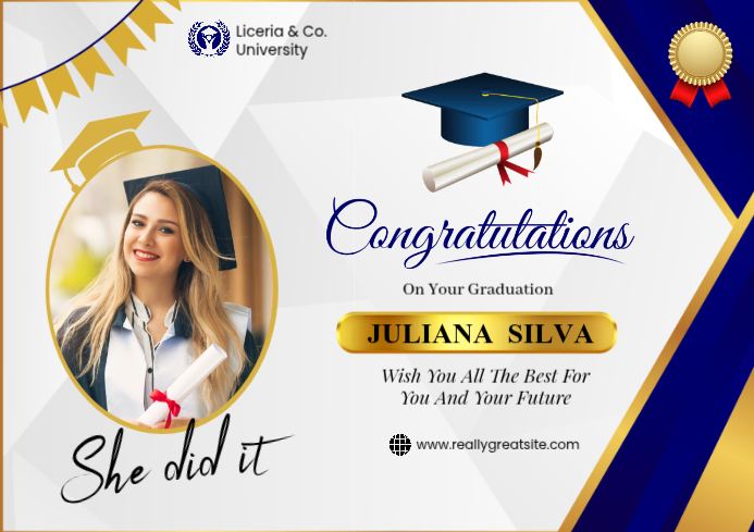Congratulation design template | PosterMyWall
