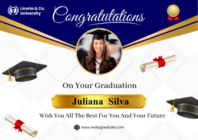 Modèle Congratulation design template | PosterMyWall