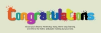 Congratulation Ibhana 2' × 6' template