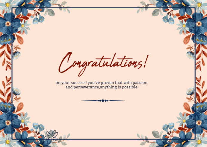 Post Card Congratulations congratulation Template | PosterMyWall