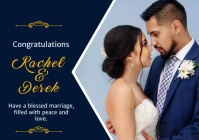 Congratulation flyer A1 template