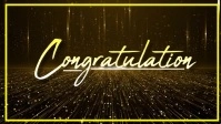 COngratulation Golden Intro outro Gambar Mini YouTube template
