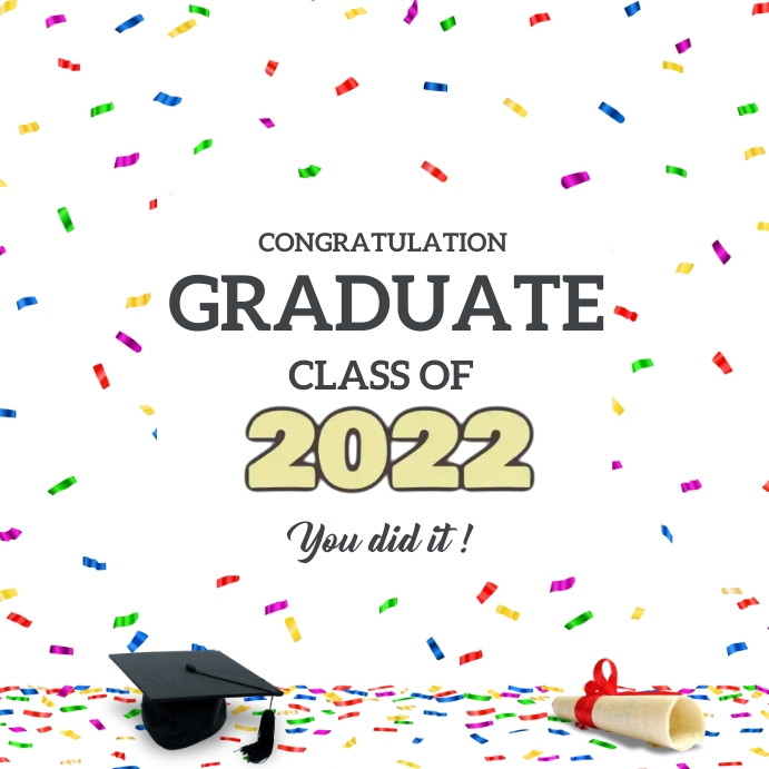Congratulation Graduate Template | PosterMyWall