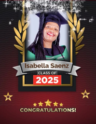 congratulation graduation Ulotka (US Letter) template