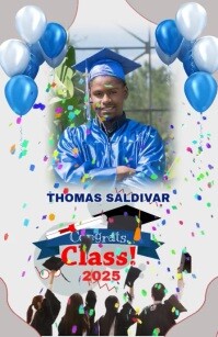 congratulation graduation Tabloid (Таблоид) template