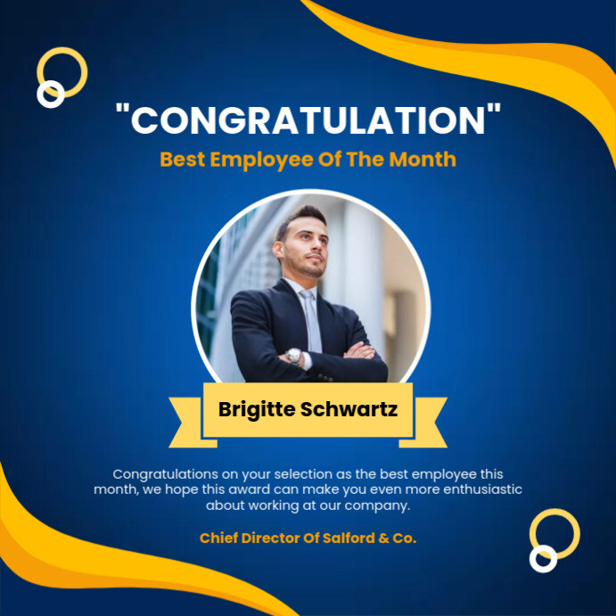 Congratulations Basic Plantilla de congratulation template | PosterMyWall