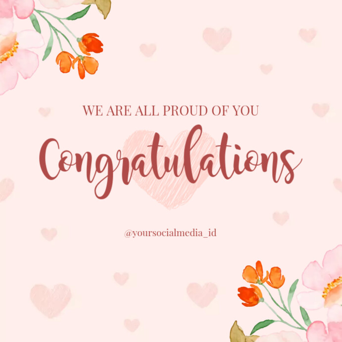 congratulation template | PosterMyWall