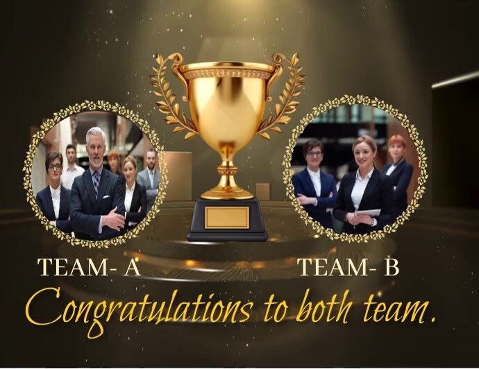 Congratulation wishes to winner video Template | PosterMyWall