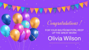 Congratulations,congrats,event,graduation Präsentation (16:9) template