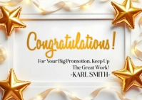 Congratulations,congrats,event Kartu Pos template
