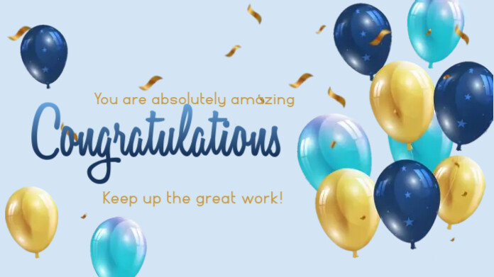 Congratulations,congrats,event,retail Twitter Post template