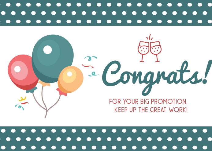 Congratulations,congrats,event,retail Postcard template