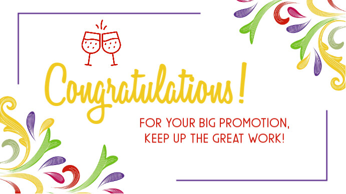 Congratulations,congrats,event Prezentacja (16:9) template